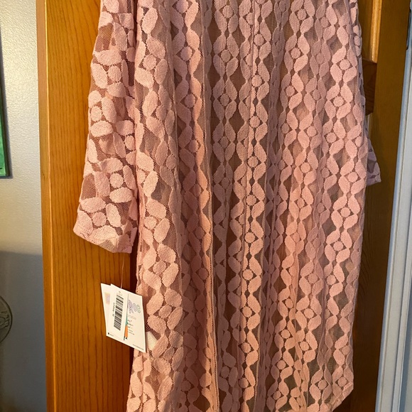 LuLaRoe Tops - Lularoe Lindsey NWT cover. Beautiful light pink high low.